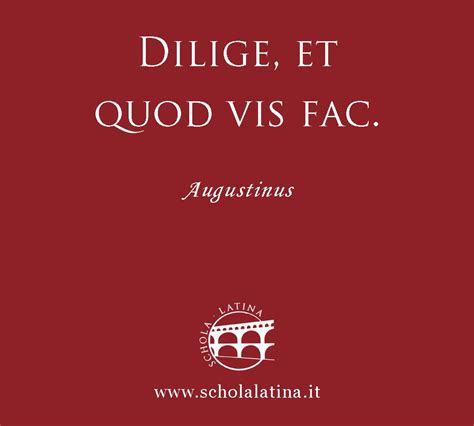 라틴어 영어 번역 및 예문 - dilige et fac quod vis